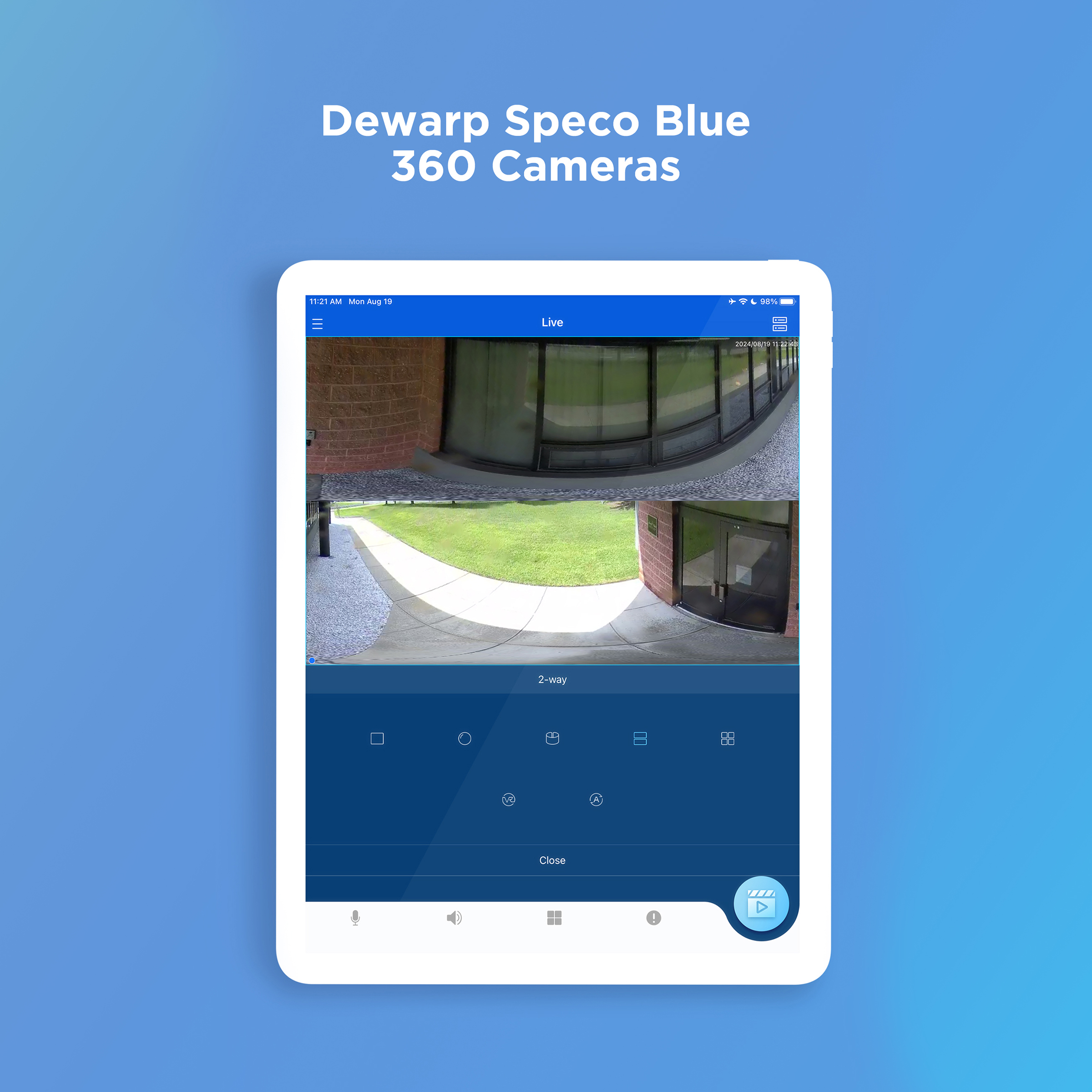 Dewarp-SpecoBlue-360-Cameras-ipad-2024-2